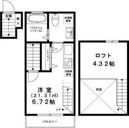 フレクション千歳船橋の物件間取画像